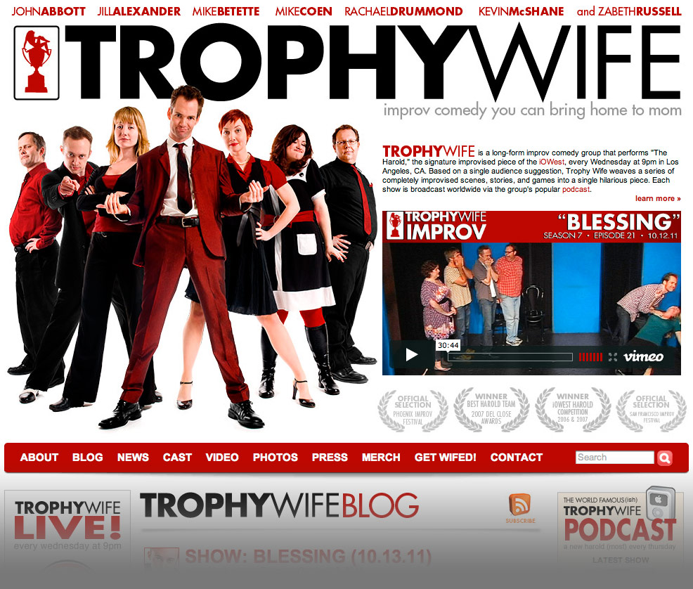Trophy Wife Website
